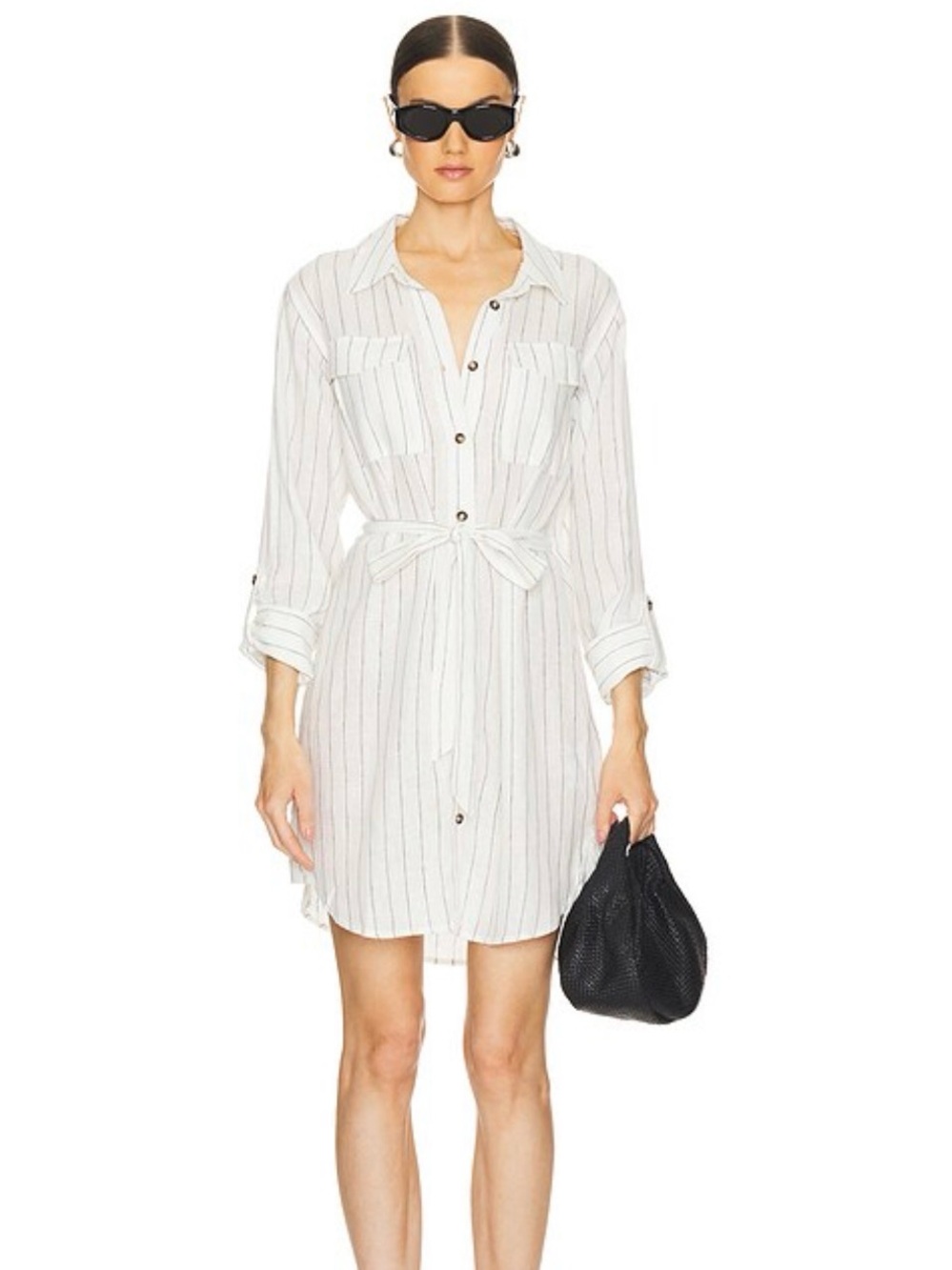 NWT Sanctuary Pocket Shirt Dress in Biaritz Stripe size XS